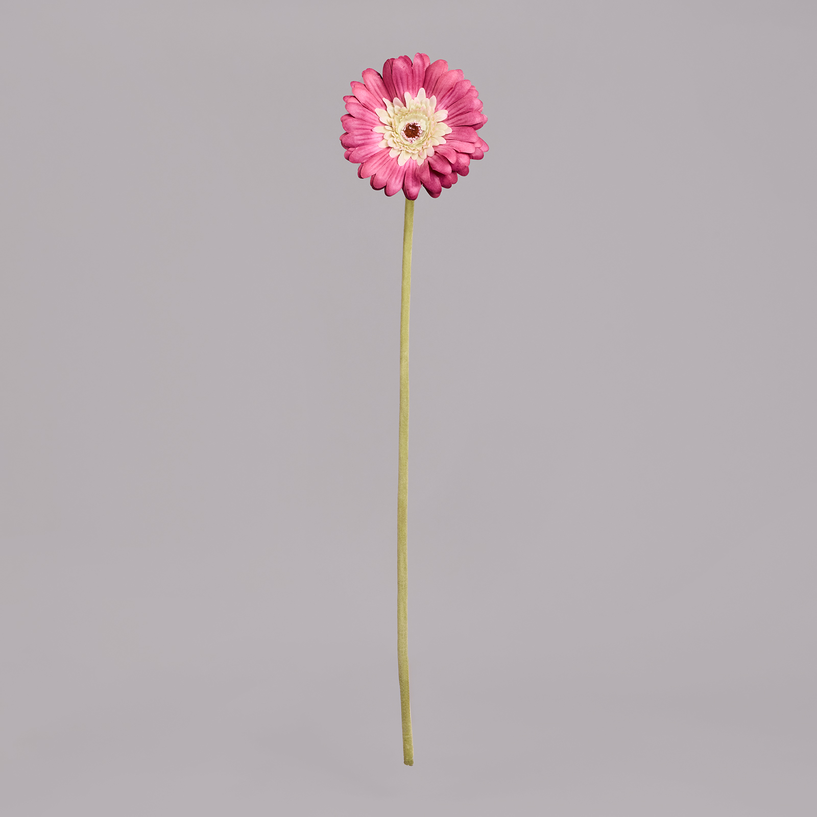 ЦВЕТОК ИСКУССТВЕННЫЙ, ГЕРБЕРА, ВЫСОТА=61СМ., МАЛ=24 ШТ/КОР=96ШТ.