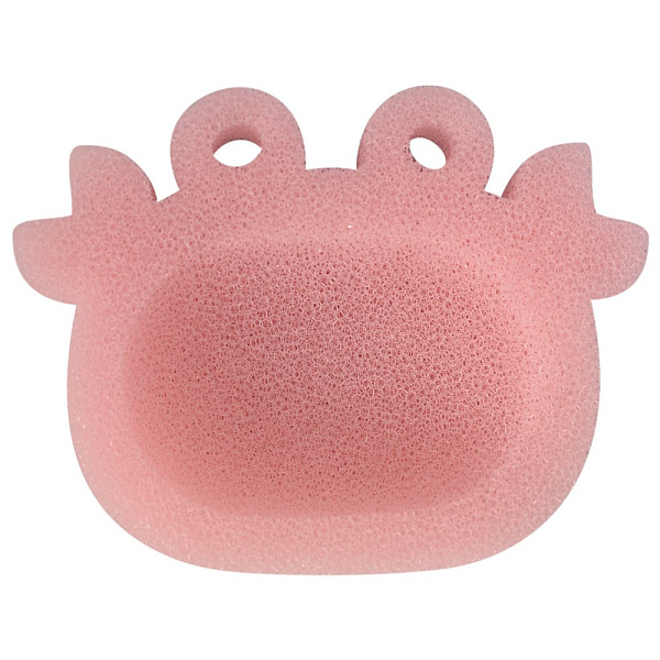 Губка-мыльница "Крабик". Размер 14х11х4 см.