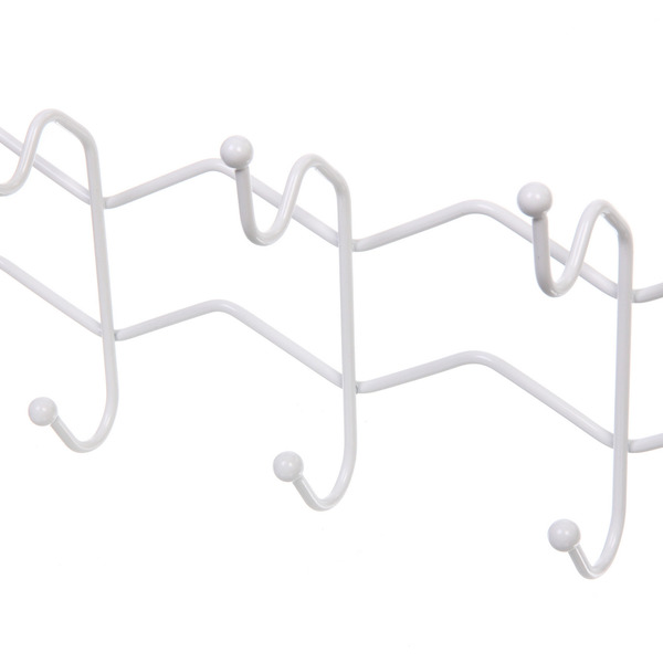 Крючки надверные на планке "ЛОФТ ТАМБЛ", цвет белый, 49.5*18.3*10.5см (Лейбл Селфи)
