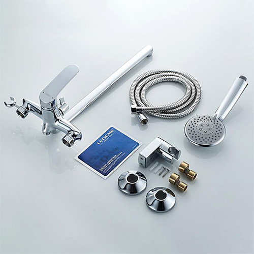 Смеситель для ванны с длинным изливом картридж 35мм Ledeme L2272