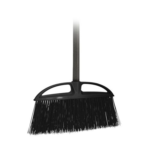 Щетка-метла для улицы Homver Etna Black 223210630/01, c черенком 120 см, жесткая щетина, черная
