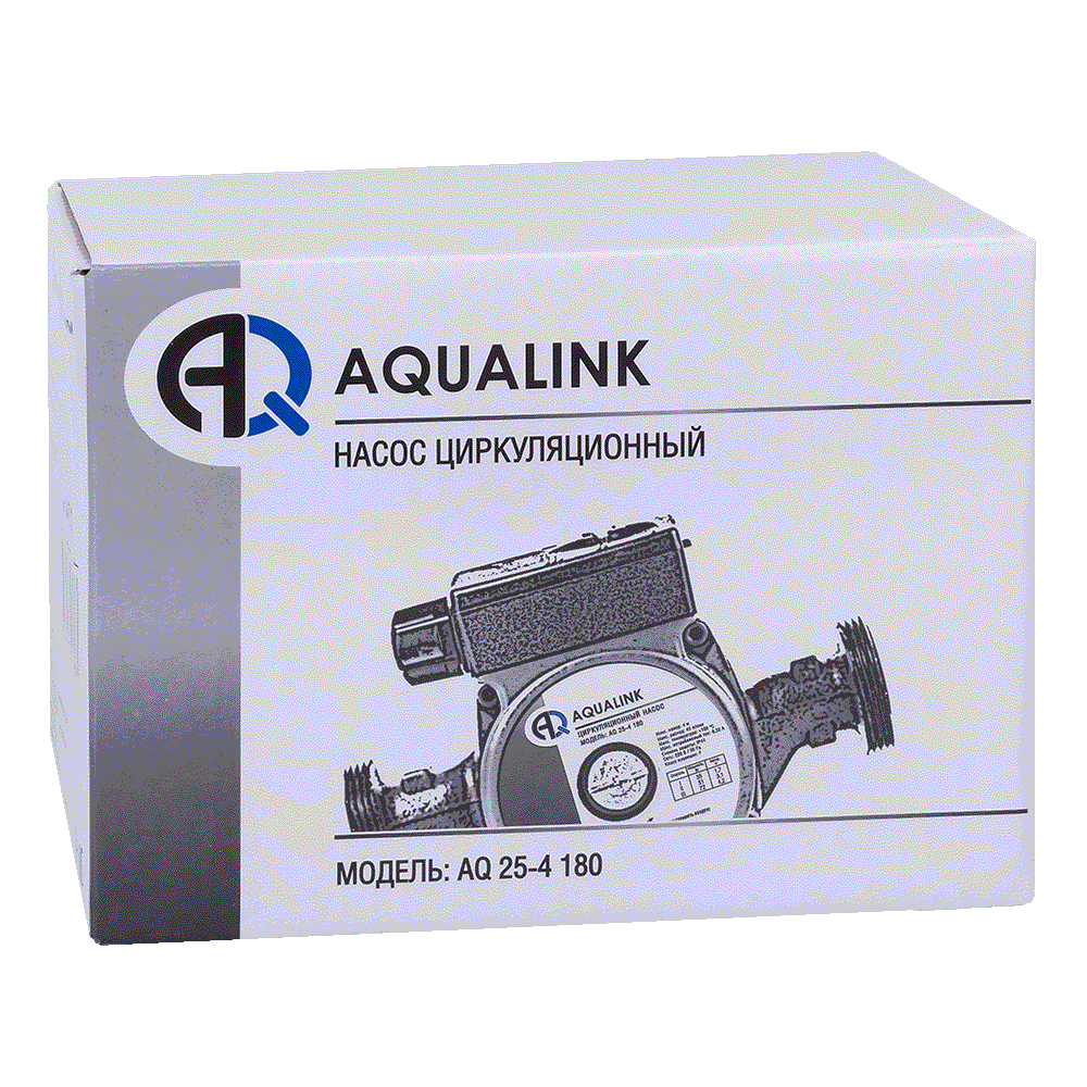 Насос циркуляционный 25-6 180 с гайками AQUALINK 04701