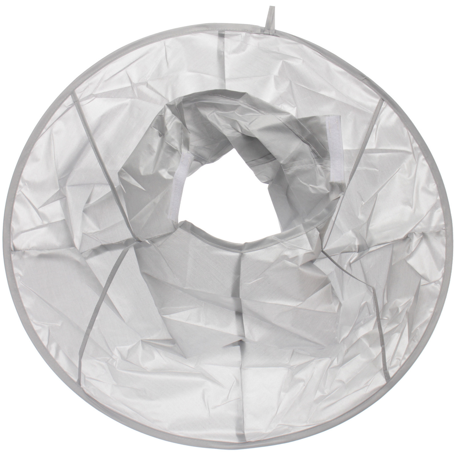 Пеньюар - накидка парикмахерский "Barber SALON", круглый, цвет серебро, d-60см