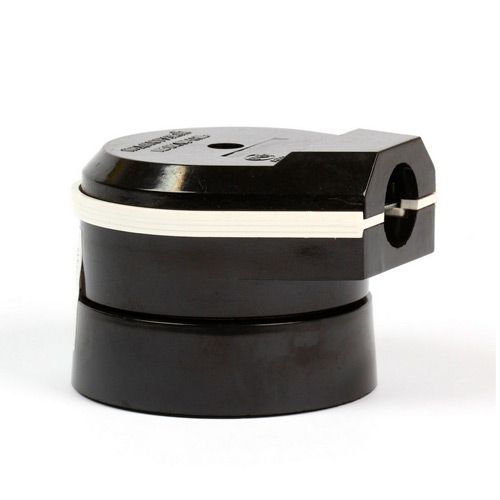 Вилка + розетка для электроплиты 32А 250В 2P+PE (ОУ) карболитовая черная (SBE-IS2-250-C)/72