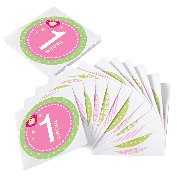 Наклейки для фотосессии "Юная леди". Диаметр 10 см.