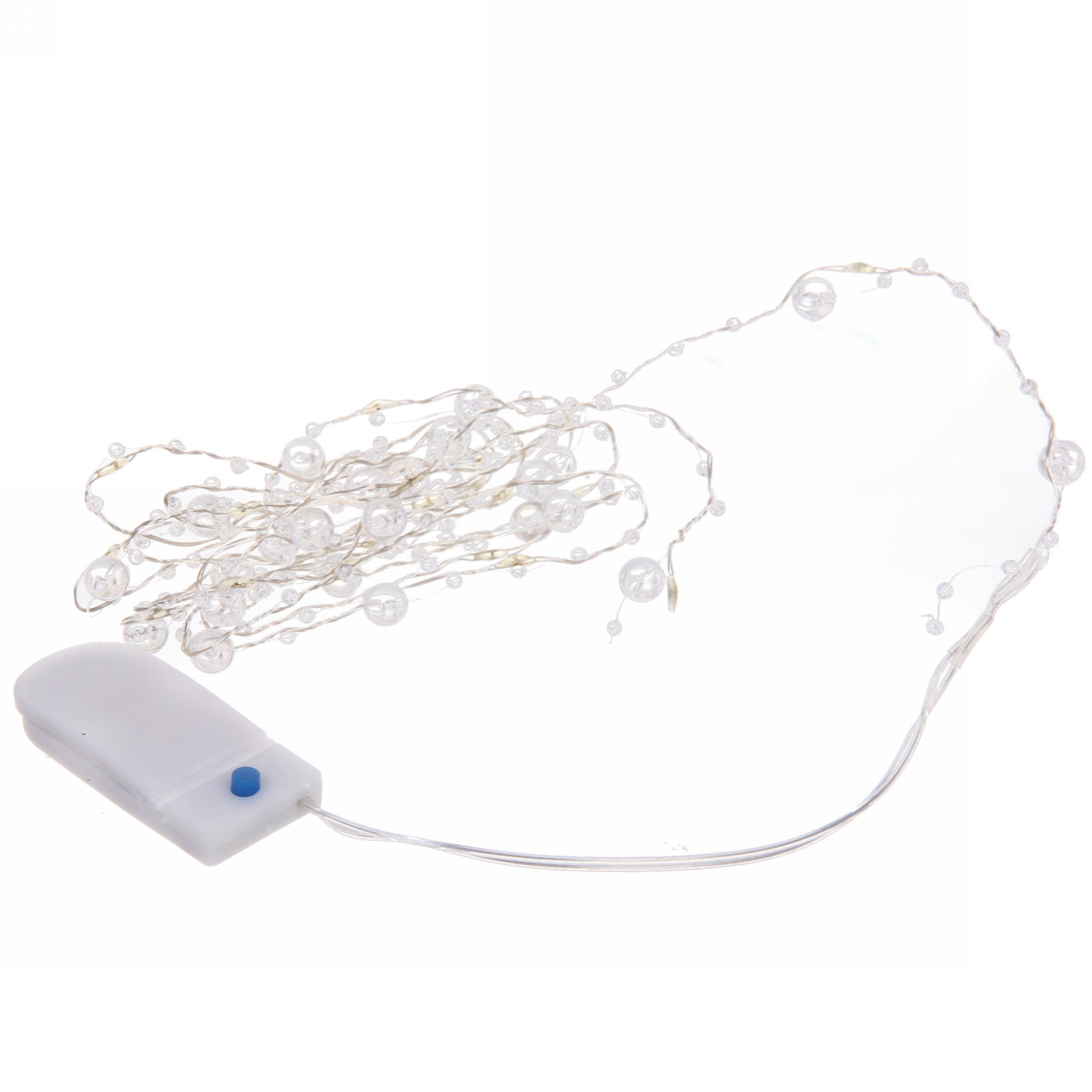 Гирлянда для дома "Льдинка" на батарейках 2,0 м 20 ламп LED, 3 реж, IP-20, Белый