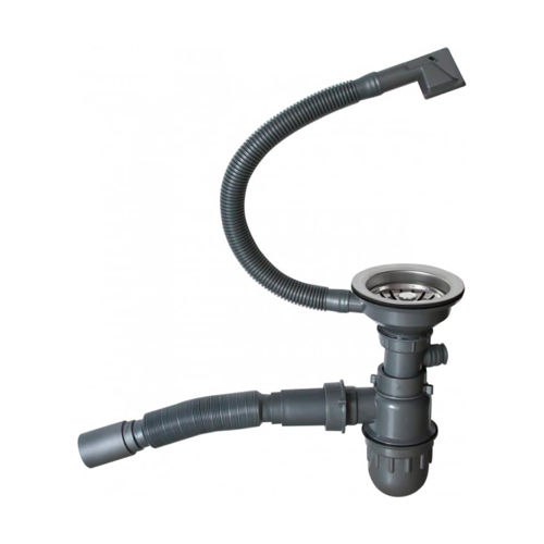 Мойка нерж. настол. монтаж 53х43, 3,0, вып 3 1/2 MIXLINE PRO 22см с сифоном, сатин, 1/1