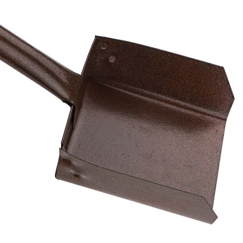 Совок металл. хоз. зольный с длинной мет. ручкой, 5/15