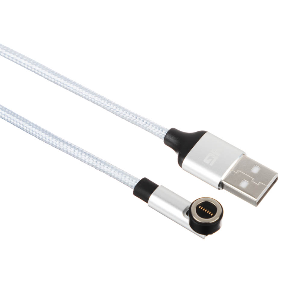 NG Кабель для зарядки магнитный поворотный 3 в 1, iP/Micro USB/Type-C, 1м, 2.4, тканевая оплетка NG Кабель для зарядки магнитный поворотный 3 в 1, iP/Micro USB/Type-C, 1м, 2.4, тканевая оплетка