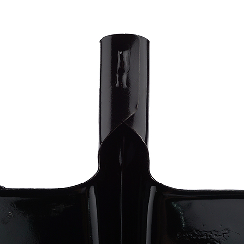 Лопата штыковая рельсовая сталь, прямоугольная К-33 (черно-серая) (12/12)