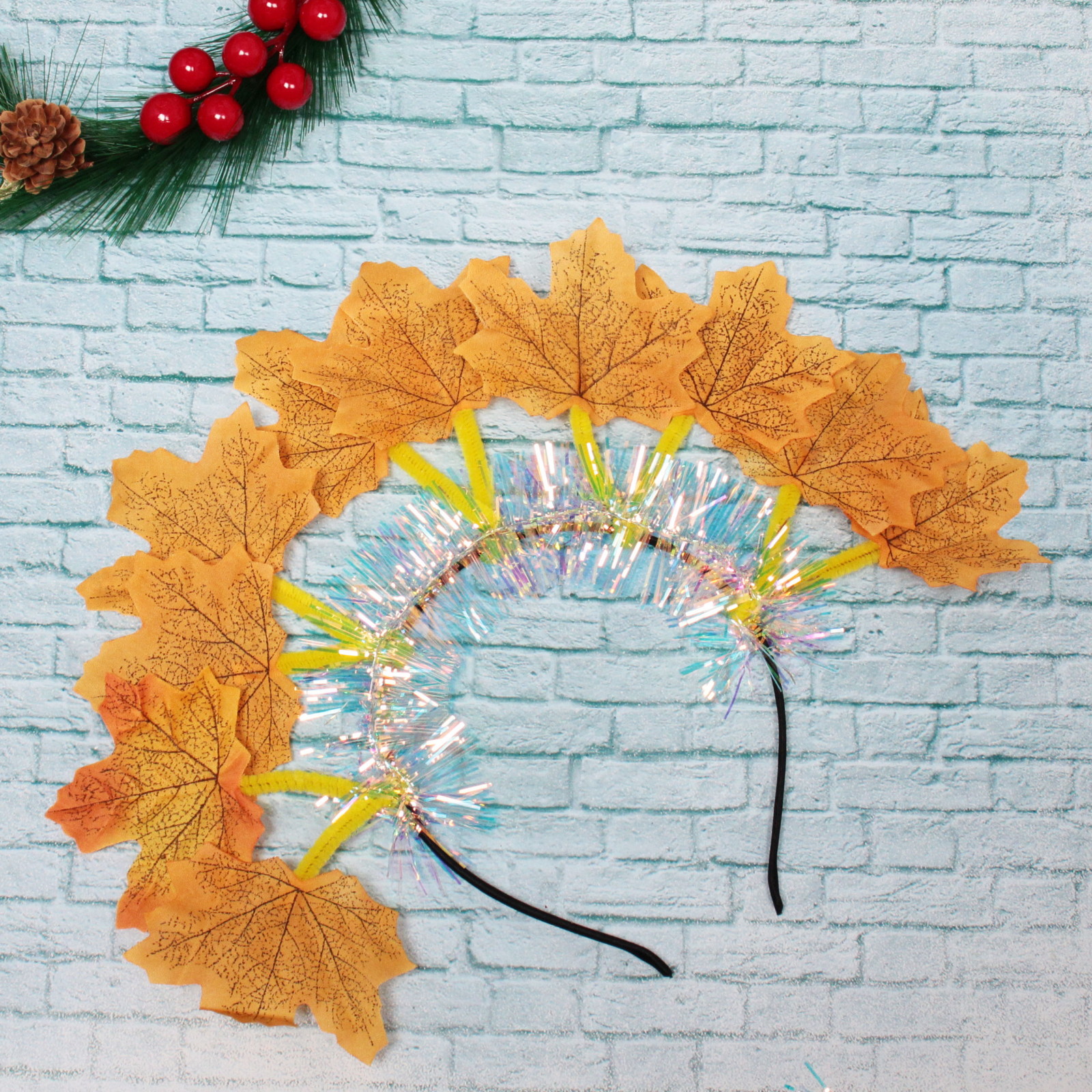 Ободок карнавальный "Золотая осень"