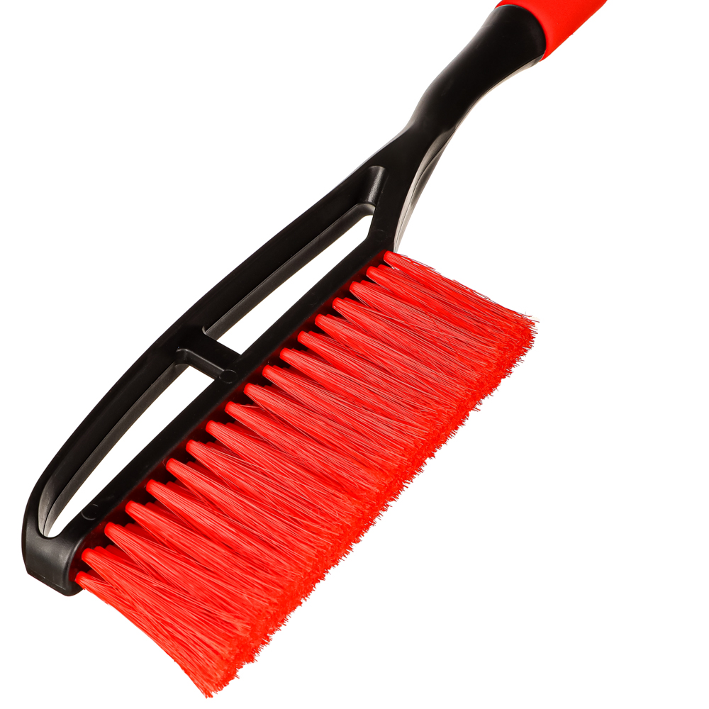 Щетка для уборки снега с распушенной щетиной+скребок,NG  64см x 10,7