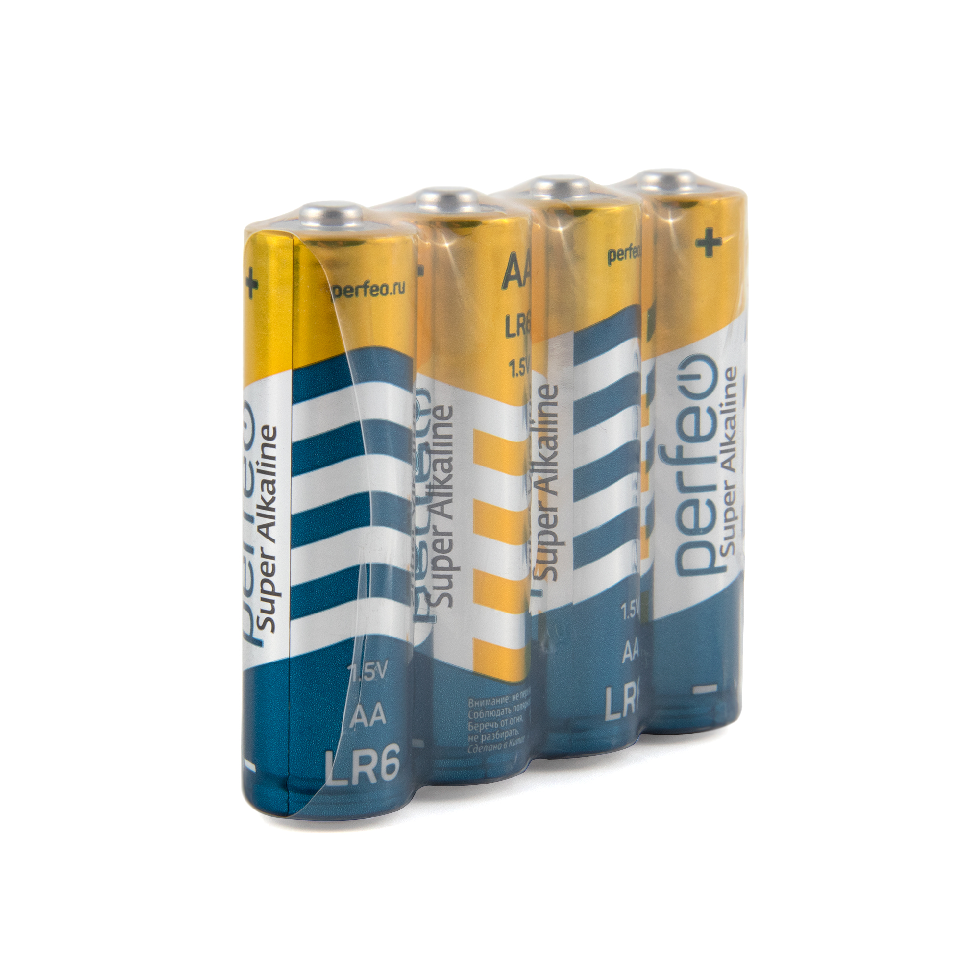 Батарейка Perfeo LR06/96BOX (AA) Super Alkaline в пленке(PF_C4978)/4/96/384