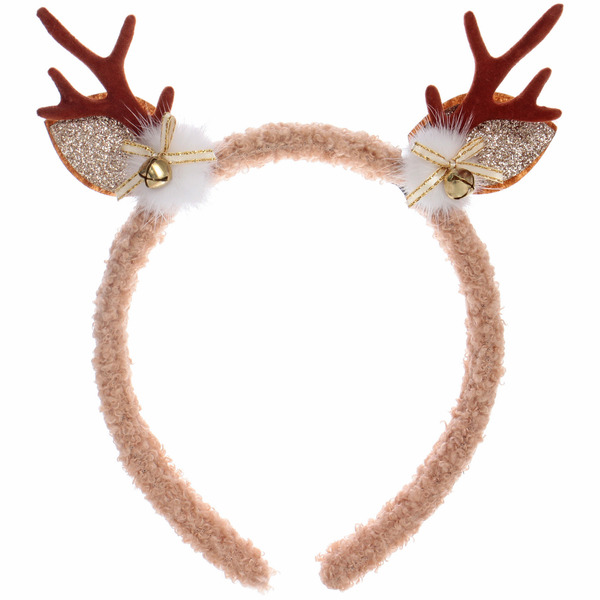 Ободок карнавальный "Милые рожки" 15*20 см, в ассортименте