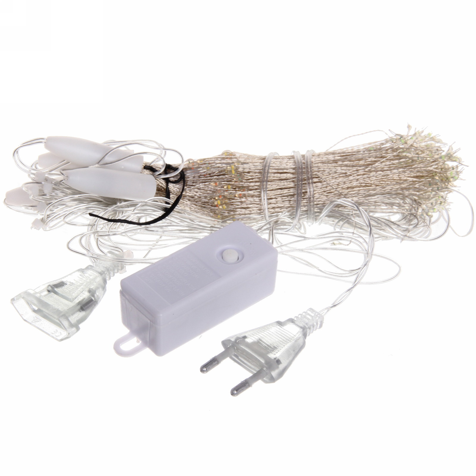 Гирлянда для дома БАХРОМА  "Сфера" ш3м*в0,4/0,6м 500 ламп LED, 8 режимов, IP-40, Синий