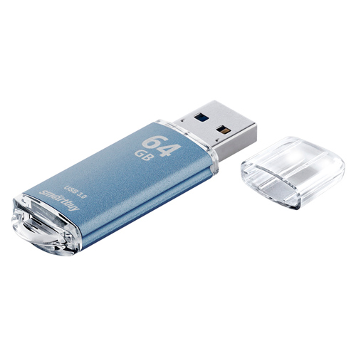 UFD 3.0/3.1 Smartbuy 064GB V-Cut Blue (SB64GBVC-B3)