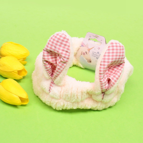 Повязка на голову "Little bunny- Buchi", микс 4 цвета, 20*6 см (подвес Единорожек)