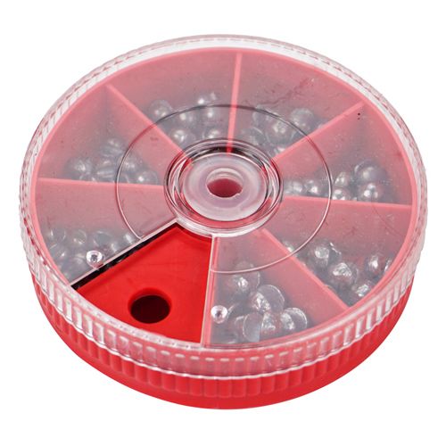 Рыболовные грузила 80G набор, 0,5/0,6/0,8/1/1,2/1,5/2гр, 1/200