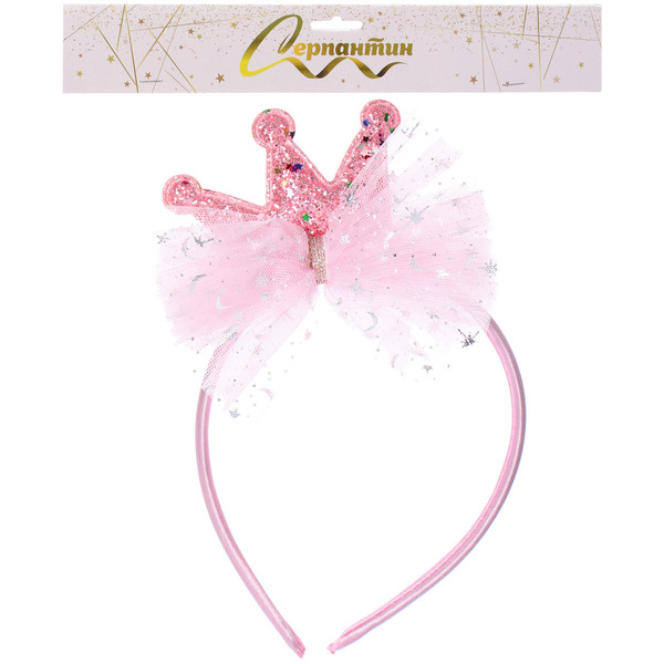 Ободок карнавальный "Милая принцесса", микс