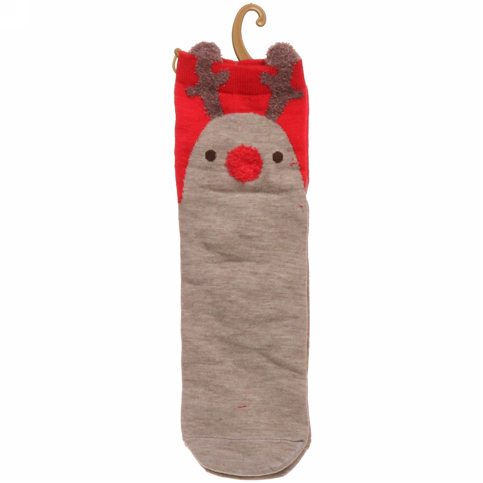 Носки женские "Новогодняя сказка ", микс 4 цвета, р-р 36-39 (крючок, пакет, стикер)