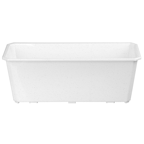 Ящик балконный Homver Basil 221600633/01, мраморный, 40 см