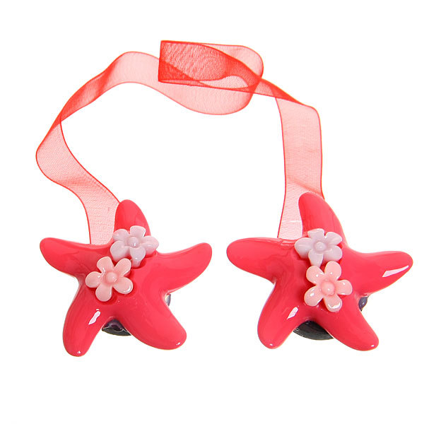 Подхват для штор на магните "Звезда коралловая" 4,5см S696к Ультрамарин