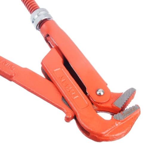 Ключ газовый 3/4" прямые губы трубный рычажный Ермак 655-009 (1/20)