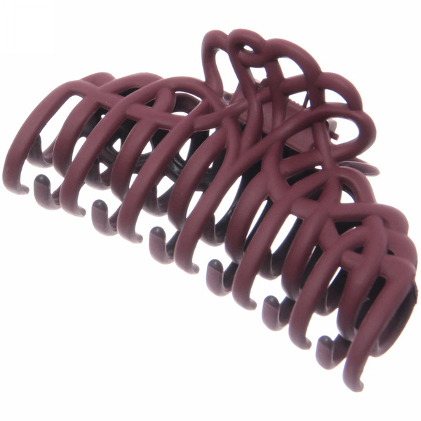 Заколка-краб для волос на блистере "Diana Collection - Milena", микс 6 цветов, 9см 