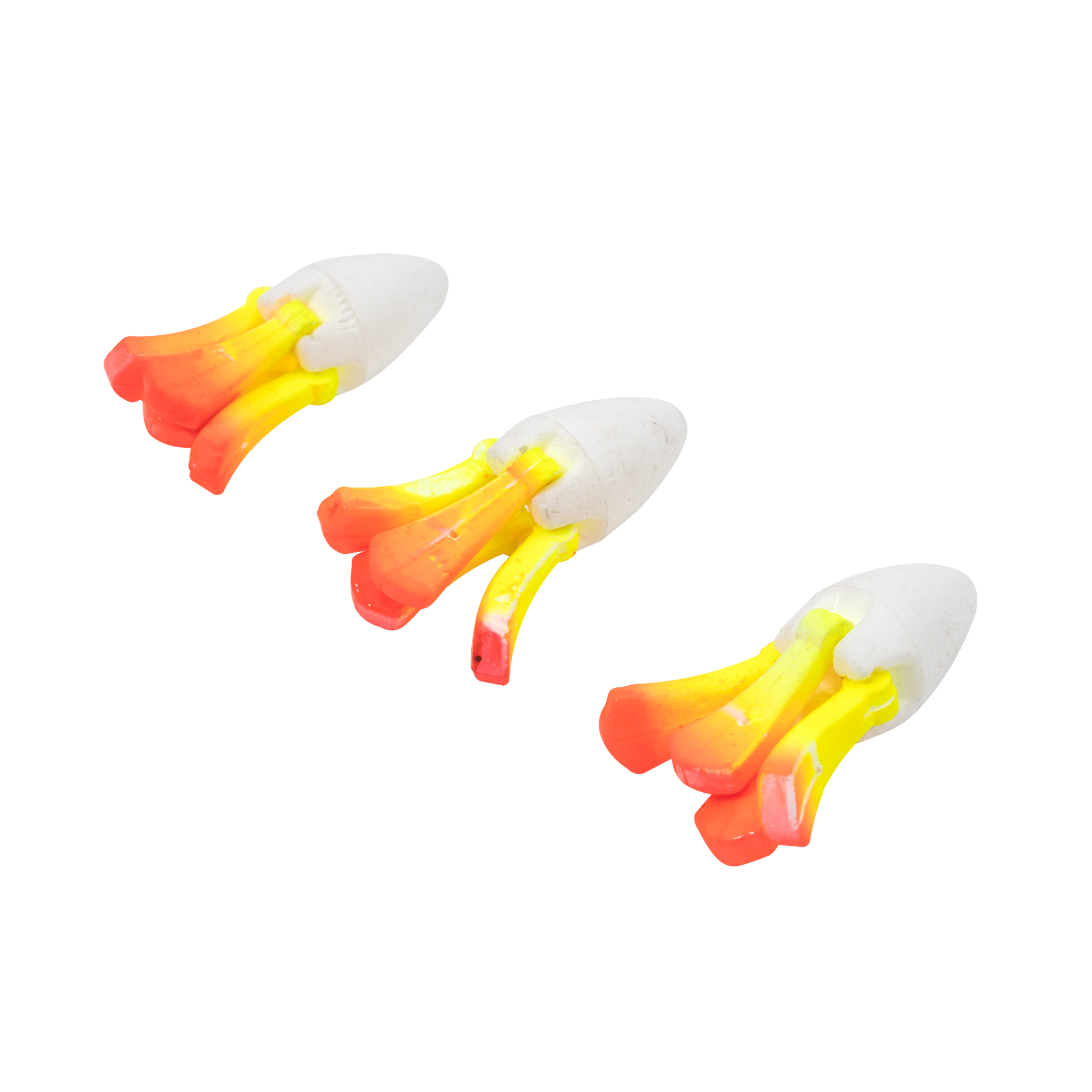 Поплавок зимний ЯМАН "Тюльпан" 1 г, пенопласт скольз., цв. желто-красный (уп. 3 шт.)/72/