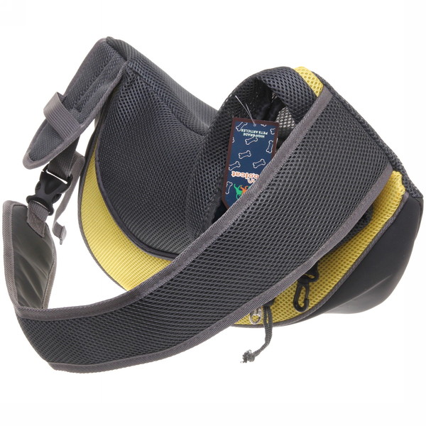 Сумка - переноска для животных через плечо "ЛЮБИМЫЙ БРО, цвет синий, 45*13см (Лейбл)