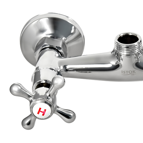 Смеситель для ванны ISTOK LUXE с тропическим душем 0402. 318, 1/10