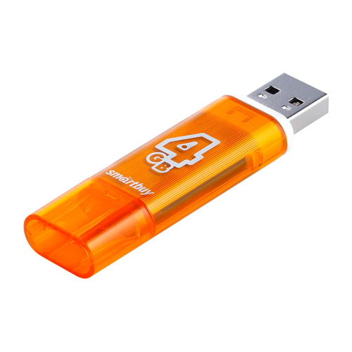 UFD 2.0 Smartbuy 004GB Glossy series Orange (SB4GBGS-Or)
