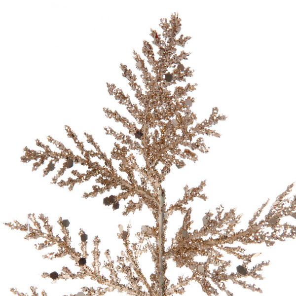 Ветка декоративная "Зимний сон" 25 см, Шампань