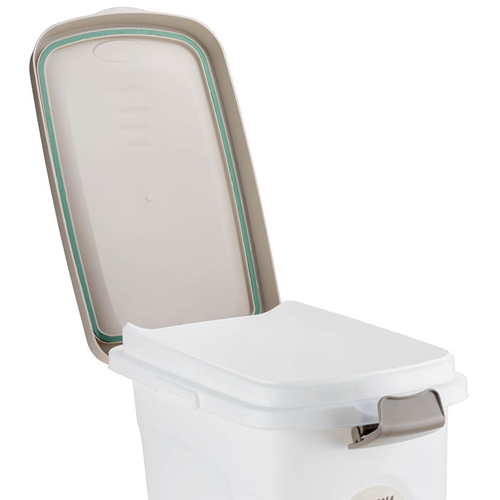 Контейнер для корма 18 л IDEA ЮММИ М 1801, герметичный, капучино