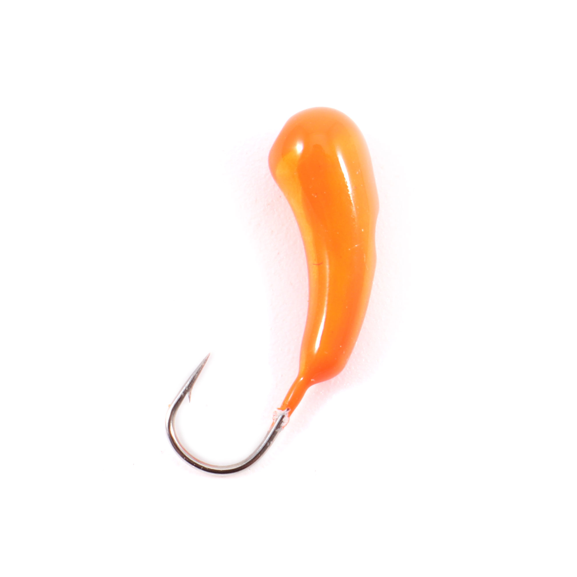Мормышка вольф"ЯМАН"Уралка с отв, р.4, вес 1,01 цв.оранж(уп.5 шт.)