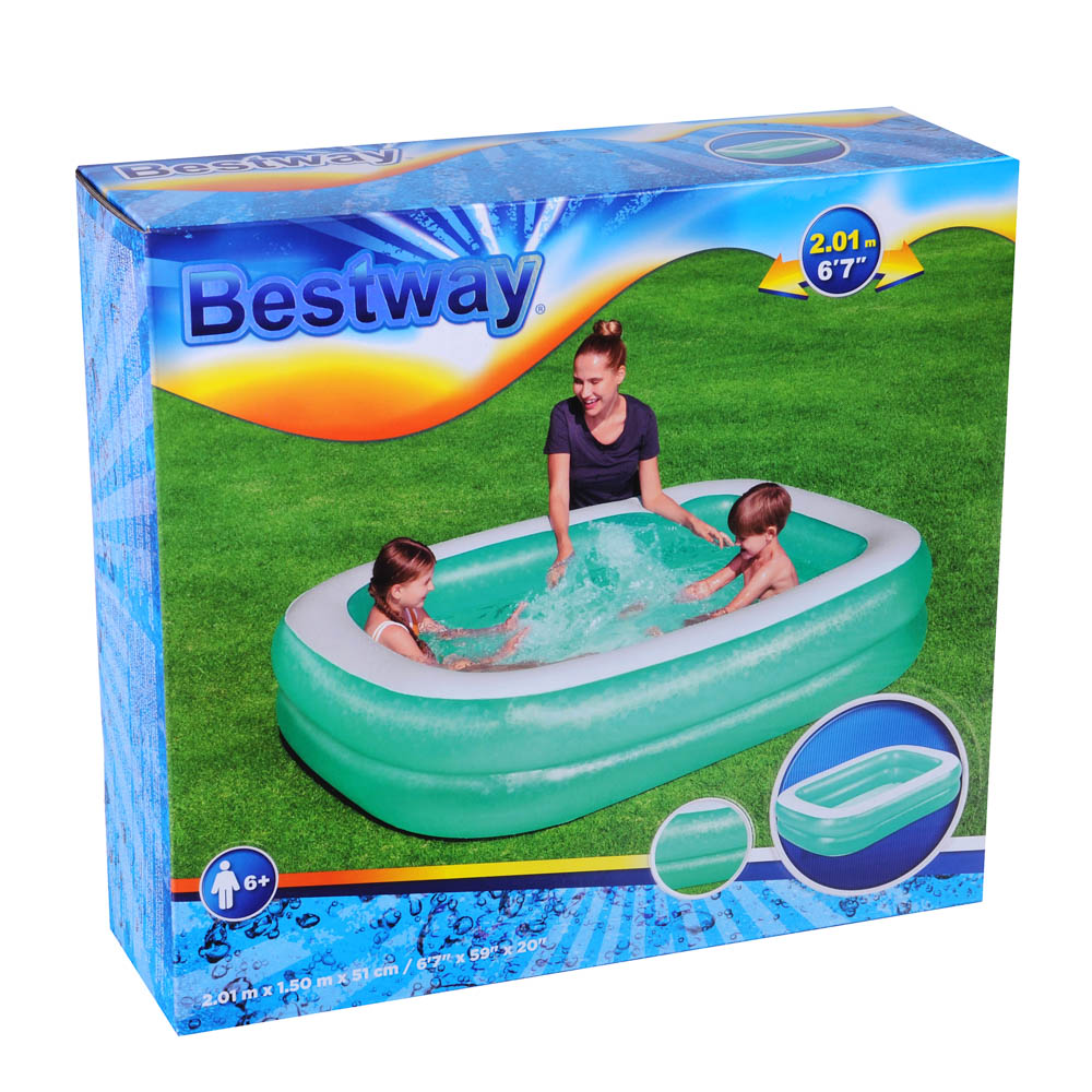 BESTWAY Бассейн надувной, ПВХ, 200х146х48см, 3+, 54005