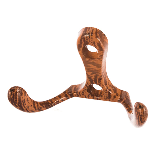 Крючок 04. 11. 10 ДВОЙНОЙ малый, дерево, 5/150