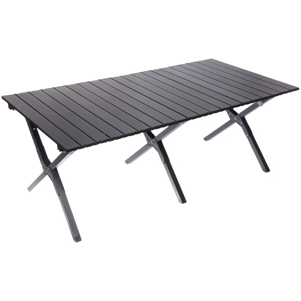 Стол кемпинговый складной DC-5003, 117*59*44 см,  цвет: чёрный, каркас алюминий, Турист Мастер