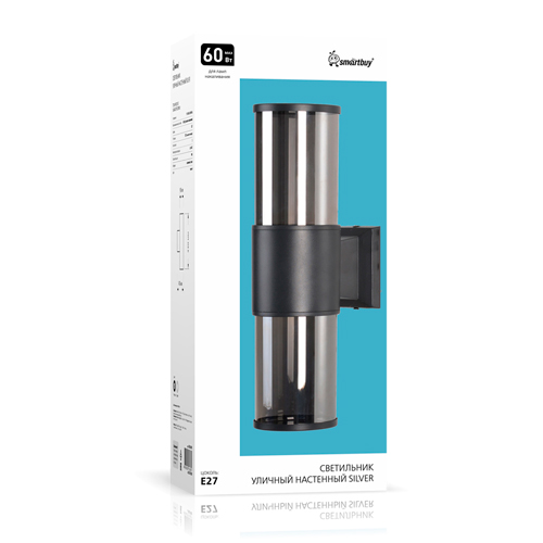 Светильник уличный настенный SILVER E27*2 Smartbuy черный 230В IP65 (SBL16801)