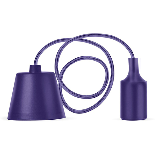 Подвес с патроном E27 1 м SBE-CLHE27s-p, фиолетовый