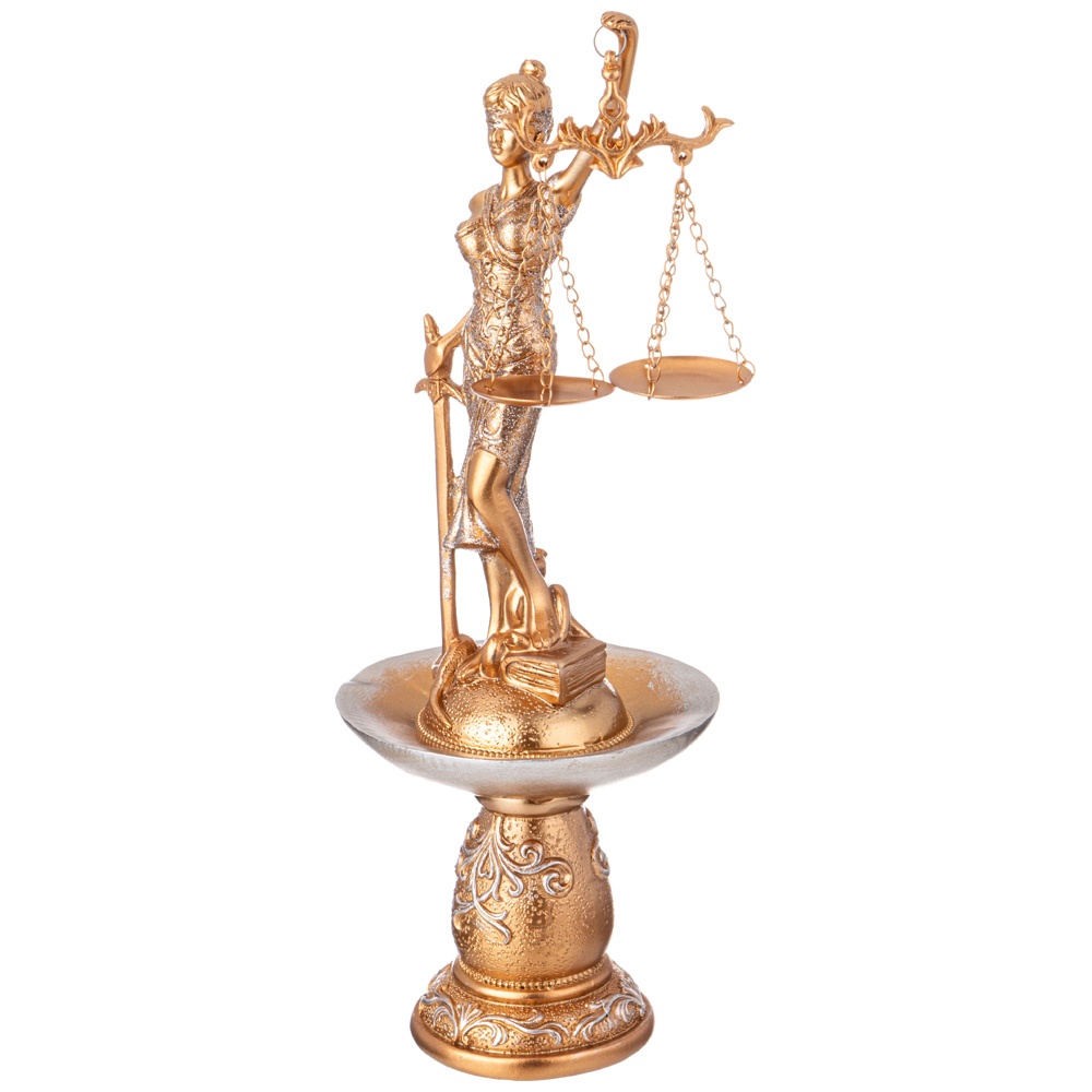 ФИГУРКА ДЕКОРАТИВНАЯ "ФЕМИДА" 11,4Х11,1Х31,4 СМ