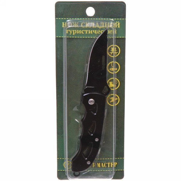 Нож универсальный ТУРИСТМАСТЕР, складной 15.5 см, блистер 871