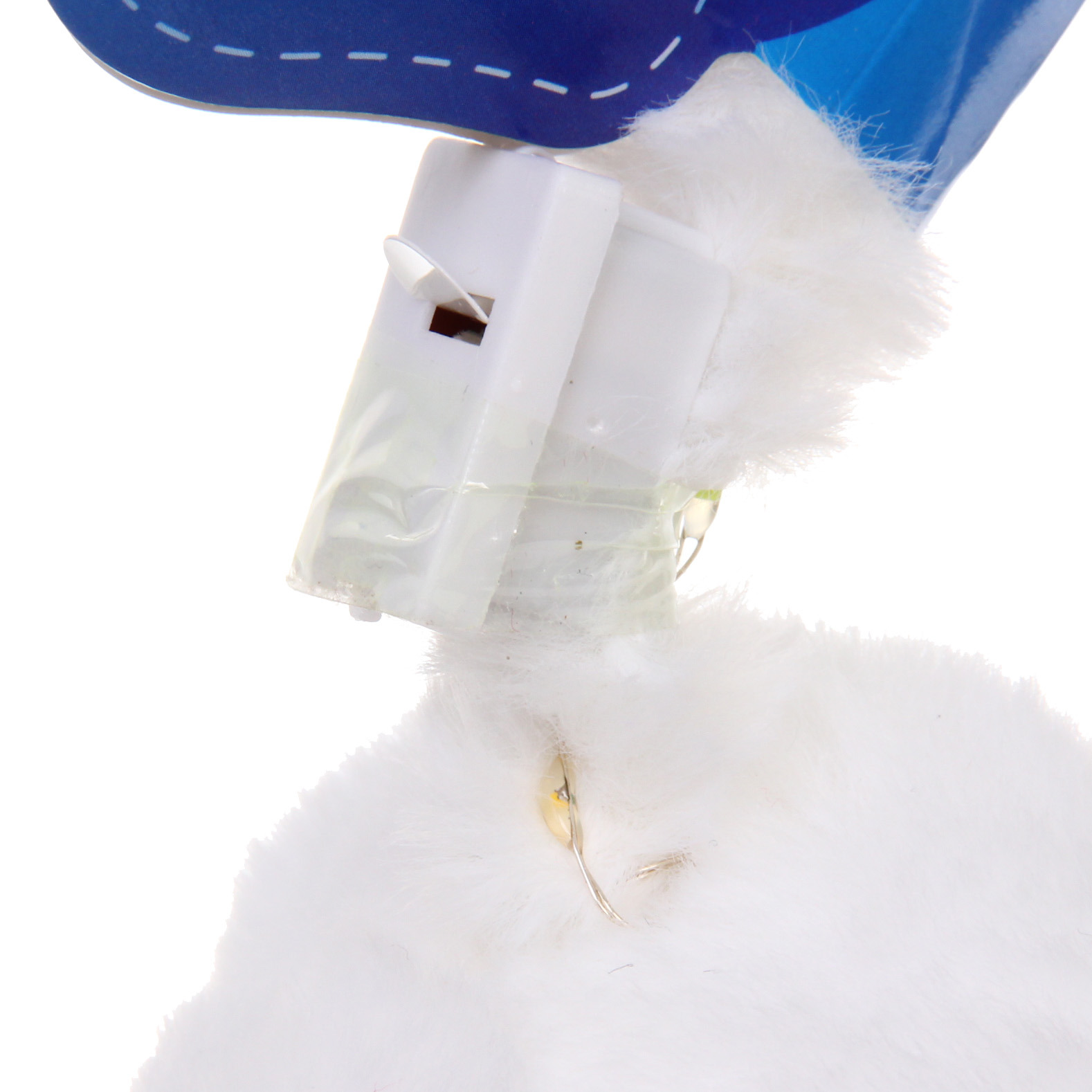 Наушники меховые светящиеся "Salon Teplo ", зайка, цвет белый, ( подвес Ultramarine)