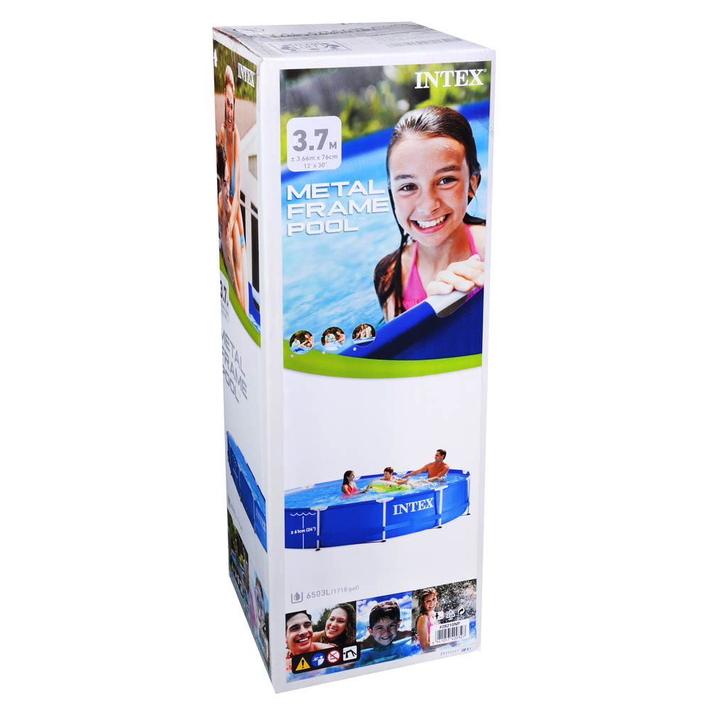 INTEX Бассейн каркасный Metal Frame 366x76см 6503л, 28210NP