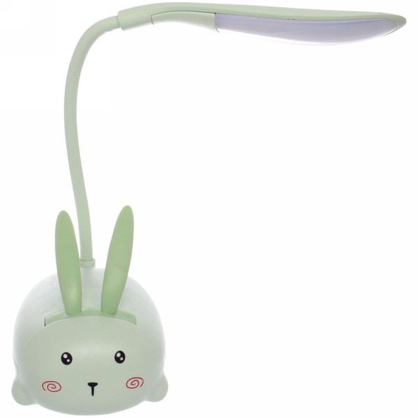 Настольная лампа "Marmalade-Зайчик" LED 9,2*6,8*28,5см USB 3.w 5v, Зеленый