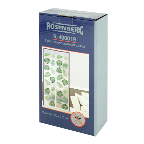 Сетка противомоскитная 100х210 см, Rosenberg, R-400019