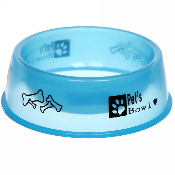 Миска пластиковая "Мр. Декстер", цвет голубой, 15*5см /300мл