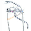 Смеситель GLAUF ванна QTZ7-B827 1/2 кер излив круг. пов., шар переключение 1/10