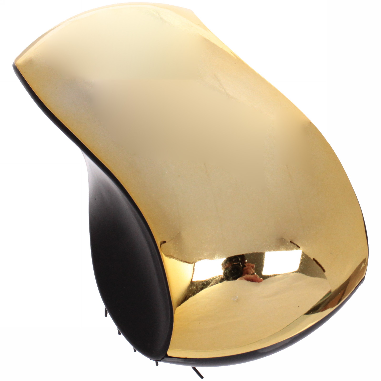 Расческа массажная "Lady Kapriz", прямоугольная, цвет золото, 6*13см