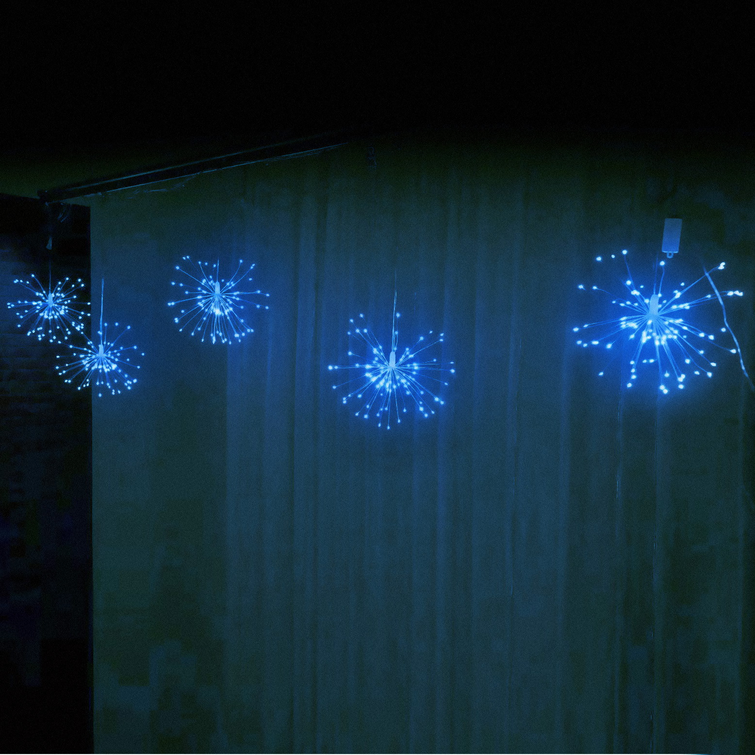 Гирлянда для дома БАХРОМА  "Сфера" ш3м*в0,4/0,6м 500 ламп LED, 8 режимов, IP-40, Синий